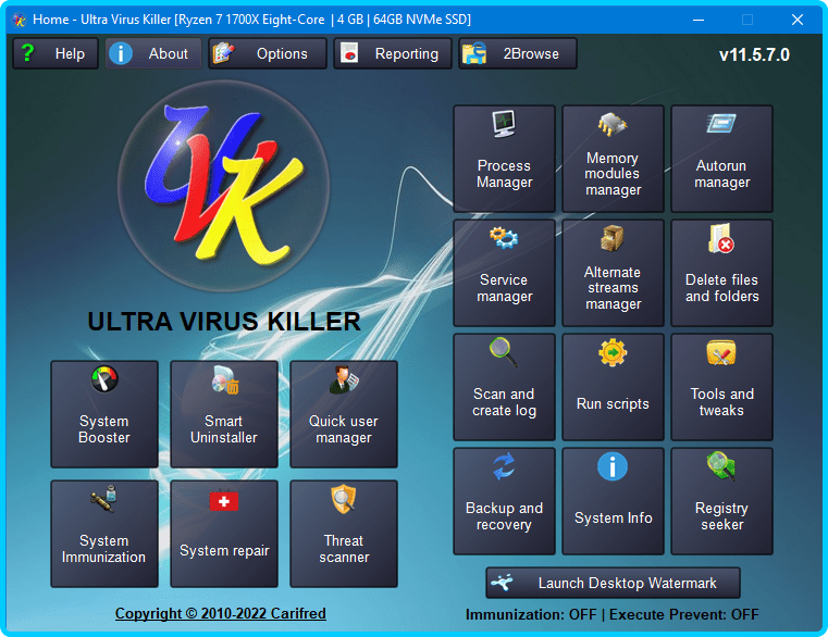 UVK Ultra Virus Killer Pro 11.5.7.1 B4225bcde4b88b5ff9c4952cead20edd